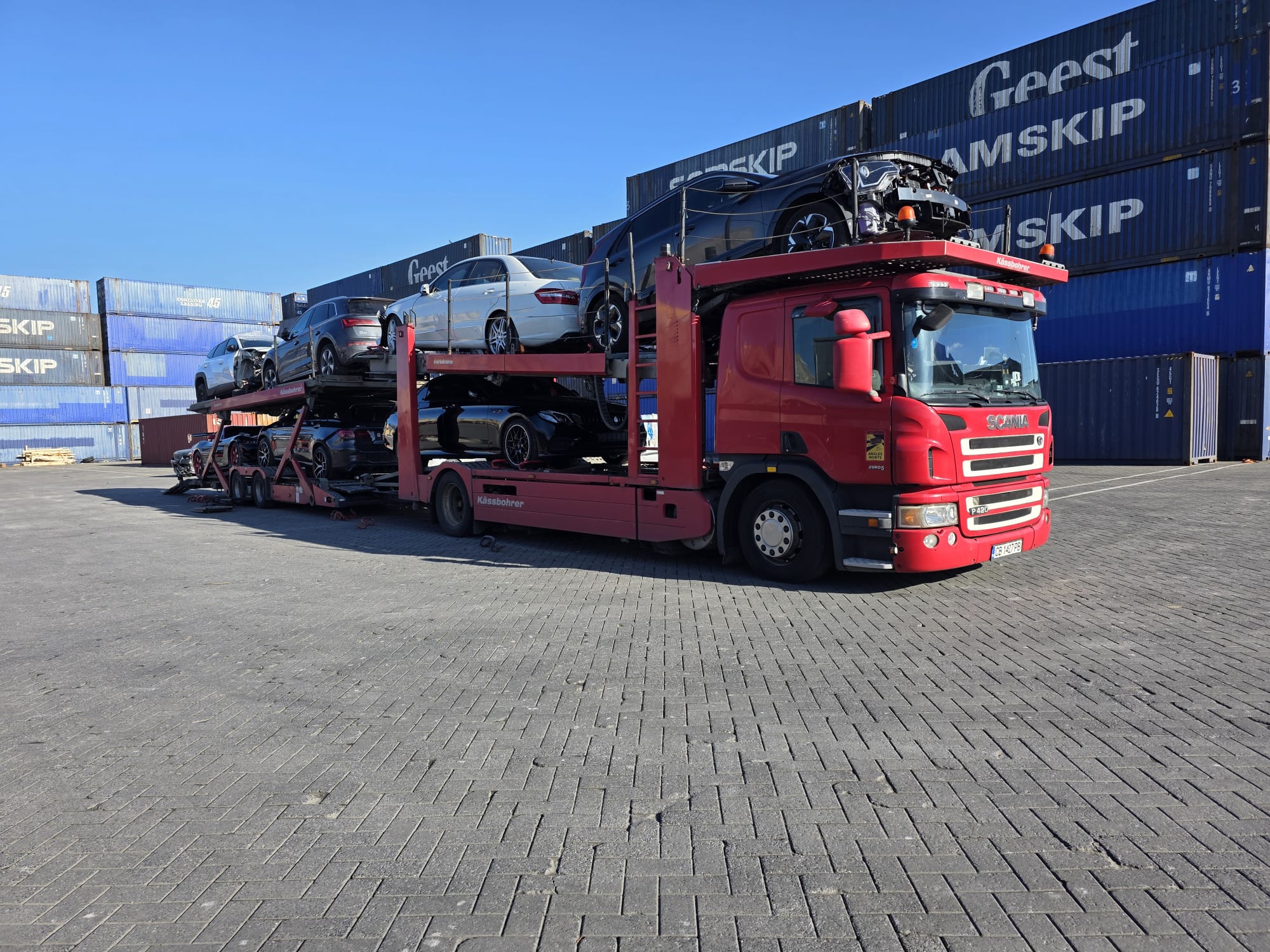 Scania car carrier